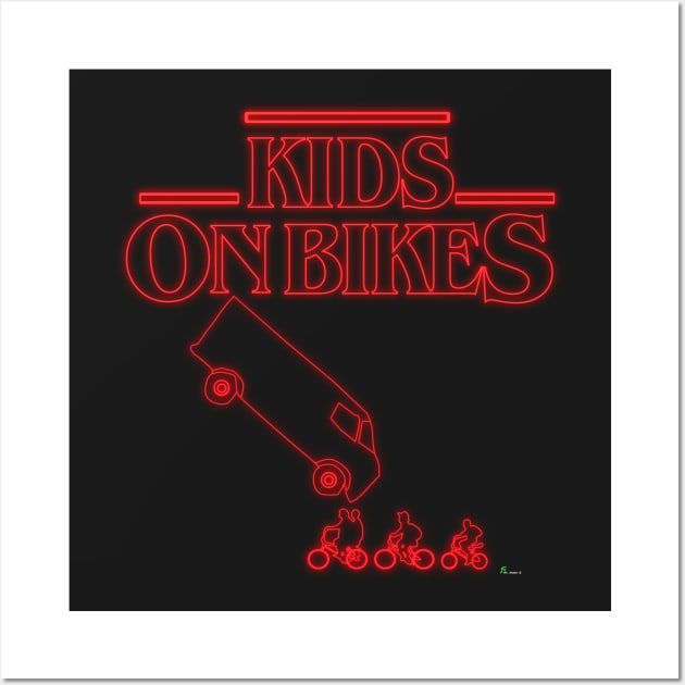 Kids On Bikes Wall Art by jimmygatti